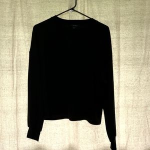 Forever 21, black long sleeve sweater, size medium, gently worn